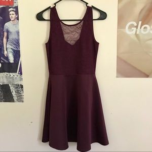 H&M Purple Skater Dress